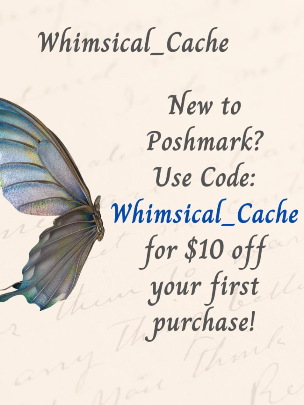 NEW POSHER DISCOUNT CODE OF $10 Off Your First Purchase